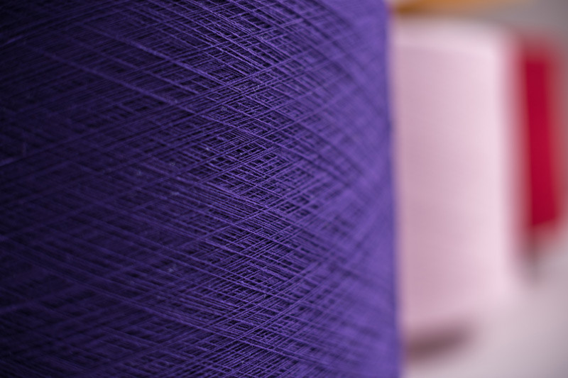 Cotton-acrylic regenerated yarn (10/1, 15/1, 20/1, 30/1, 34/1, 40/1)