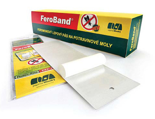 FeroBand, a sticky strip with pheromones for food moth monitoring