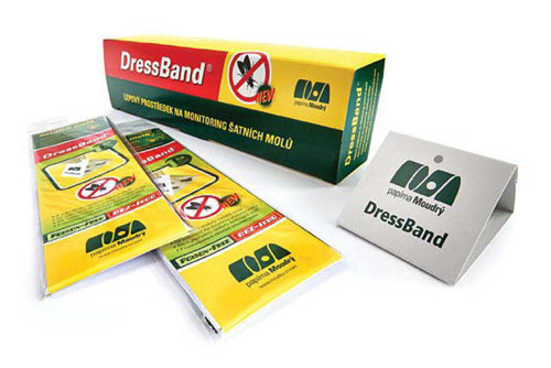 DressBand - Липкая полоска с феромоном для мониторинга платяной моли